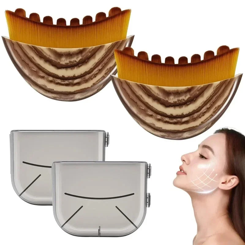 Cepillo de masaje facial – cerdas suaves para cara y cuello